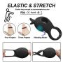 Dolphin Vibrating Penis Ring Rechargeable Silicone Cock Ring Stimulator for Male Longer Lasting Erections Sex Toys (Black)