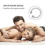 Utimi Cock Rings Stainless Steel Penis Rings Glans Ring Erection Enhancing Rings Erection Toy , 3 Piece