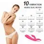 Acvioo Handheld Cordless Wand Massager,Whisper Quiet Waterproof USB Rechargeable Powerful 10 Mode to Relieve Muscle Soreness