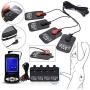 HBD-SM Estim Electro Stimulation Massager Set with 4 Accessories Incl. Stainless Steel Anal Plug/Analdildo & Cock Ring & Glove & Pads, E-Stim Electric Sex Toy for Women Men Couples