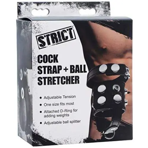 Strict Leather Cock Strap and Ball Stretcher Strict Leather Cock Strap and Ball Stretcher