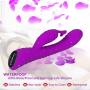 G Spot Vibrator - Silicone Clitoris Vagina Stimulator- Vibrator Rechargeable Waterproof Massager-Dildo 9 Modes for Couples and Women 8.31 in (Puple)