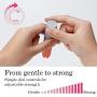 iroha Stick Womens Waterproof Battery Operated Portable Pleasure Massage Vibrator, HMS-01