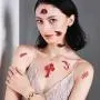 Halloween Zombie Scar Tattoo Sticker, 30 Sheets Waterproof Temporary Realistic Fake Bloody Wound Tattoos for Halloween Vampire Makeup, Cosplay and Masquerade Party Halloween Zombie Scar Tattoo Sticker, 30 Sheets Waterproof Temporary Realistic Fake Bloody Wound Tattoos for Halloween Vampire Makeup, Cosplay and Masquerade Party