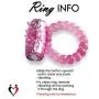 LeLuv Cock Ring Beaded Clitoris Tickler Disposable Vibrating Pink LeLuv Cock Ring Beaded Clitoris Tickler Disposable Vibrating Pink