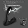 JIA-Bing Electromagnetic Pulse Men Remote Control USB Rechargeable Massage Toys Relax for Men