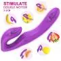 Remote Control Strapless Strap on Dildo Dual Vibrators, 9 Speed Rechargeable G-Spot Massager, Silicone Double Ended Dildos Sex Toys for Lesbian Women Couples (Purple) Remote Control Strapless Strap on Dildo Dual Vibrators, 9 Speed Rechargeable G-Spot Massager, Silicone Double Ended Dildos Sex Toys for Lesbian Women Couples (Purple)