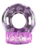 3Pcs Orgasmic Vibrating Erection Ring, Purple