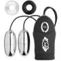 Cloud 9 Novelties Vibrating 9 Function Dual Bullet, Black, 1 Ounce