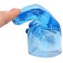 Mini Massager Accessories Attachments Massage Attachment Silicone (2Pcs/Set/Blue)