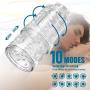 Male Masturbator-10 Rotating,Trusting Models,3 Moans Interaction 3 in 1 Adjustable Hands-Free Automatic Men Masturbation Cup Stroker Toys with Visible 3D Textured Sleeve