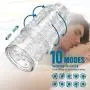 Male Masturbator-10 Rotating,Trusting Models,3 Moans Interaction 3 in 1 Adjustable Hands-Free Automatic Men Masturbation Cup Stroker Toys with Visible 3D Textured Sleeve