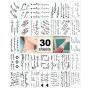Black Temporary Tattoo Stickers for Women, Kids, Men, Girls – 100+ Different Transfer Stickers, Fake Tattoos Waterproof, Hand Tattoo Stickers with Star, Heart, Chinese Black Temporary Tattoo Stickers for Women, Kids, Men, Girls – 100+ Different Transfer Stickers, Fake Tattoos Waterproof, Hand Tattoo Stickers with Star, Heart, Chinese
