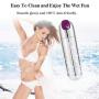 Mini Bullet Vibrator Rechargeable Powerful 10 Speeds G-Spot Clitoral Stimulation Vibrator for Women, Waterproof Clitoris Vagina Stimulator Adult Sex Toys for Couples