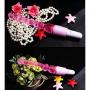 Akstore 2014 New Style 6.3 Inch Jelly Anal Beads Vibrating Anal Butt Plug with Rotating Bottom G-spot Vibrator Female Masturbation Tool Pull Butt Plug Membraously Stick Climax Stimulator Tease Stick Anus Sex Massager for Women
