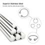 Utimi Cock Rings Stainless Steel Penis Rings Glans Ring Erection Enhancing Rings Erection Toy , 3 Piece