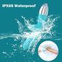QWG Vibrator Personal Wand Massager Handheld, G Spot Massaging Wand Adult Sex Toy for Women, Clitoris Vagina Stimulator, Waterproof Rechargeable Dildo Vibrators with Dual Motors, 10 Vibration Modes