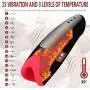 EnjoyFun- Vǐbratǐng Male Electric Massager Relaxation Automatic Vibrate Cup Fully Automatic Male Vibrant Delay Trainer for Mens T-Shirt with Heating