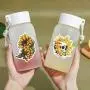 Sunflower Stickers, Laptop Stickers Vinyl Waterproof Stickers for Hydroflasks Water Bottle Stickers Computer Stickers for Teens Skateboard Guitar Phone Car Decals (50pcs)