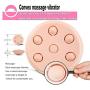 Electric Breast Massage Vibrating Chest Breast with Controller Enhancer Enlargement Invisible Silicone Bras Prosthesis Pasties Implants Forms Inserts Pump,Flesh