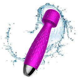 Personal Massager Mini Wand Massager Cordless Handheld Waterproof Rechargeable Massager - Best for Travel - Magic Stress Away - Perfect on Back Legs Hand Pains & Sports Recovery