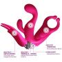 Vibrator, Oomph! Multi-speed Magic Wand Waterproof Massager Vibrator Sexy Kits for Women(Red)