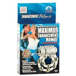 California Exotics Waterproof Maximus Enhancement Ring, 10 Stroker Beads