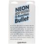 Pipedream Neon Luv Touch 5 Function Bullet, Blue