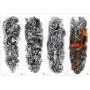 DaLin Extra Large Full Arm Temporary Tattoos and Half Arm Tattoo Sleeves for Men Women, 14 Sheets (Collection 7)