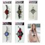 6 Pcs Sexy Temporary Tattoos Stickers Women Body Necklace Design Sticker for Party Festival Beach Pool Pinkiou (6 Sheets)