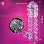 IEnkidu Reusable Condom Sheath Ribbed Stimulate Ejaculation Delay Penis Sleeve Sex Toys (5pcs) IEnkidu Reusable Condom Sheath Ribbed Stimulate Ejaculation Delay Penis Sleeve Sex Toys (5pcs)