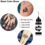 Charmark Fake Freckles Tattoo Temporary Tattoo Kit Freehand Ink Semi Permanent Tattoo Kit, Jagua Gel Temporary Tattoos Freehand Gel/Ink 84 Pcs Tattoo Stickers Stencils Full Tattoo Kit 3 Bottles