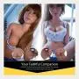 YOUOU Abby Sex Doll for Men 158CM 518 F-Cup Lifelike Soft TPE Sex Toys with 3 Holes Full Size Real Love Sex Doll with Discreet Shipping
