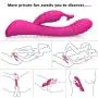 Soft Silicone Waterproof Rechargeable Rabbit Vibrator Dildo Sex Toy for Women, Oopsix Personal Massagers G Spot Vibrator Adult Toys for Couples with 9 Speed Vibration Led Lights Soft Silicone Waterproof Rechargeable Rabbit Vibrator Dildo Sex Toy for Women, Oopsix Personal Massagers G Spot Vibrator Adult Toys for Couples with 9 Speed Vibration Led Lights