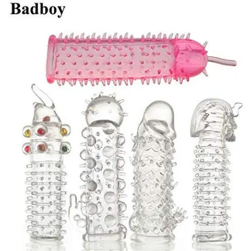 5PC/LOT Massager L4382 Extension Sleeve Spiny Trichomes Stretchy Delay Products 5PC/LOT Massager L4382 Extension Sleeve Spiny Trichomes Stretchy Delay Products
