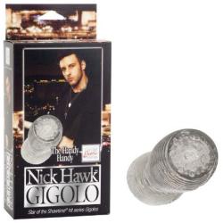 California Exotic Novelties Nick Hawk Gigolo The Handy Handy, Smoke, 0.29 Pound