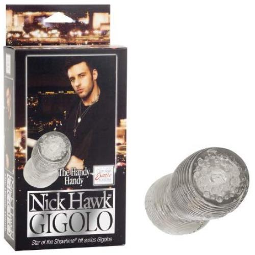 California Exotic Novelties Nick Hawk Gigolo The Handy Handy, Smoke, 0.29 Pound