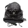 yIFeNG Leather Bondage Gimp Lockable Blindfold & Dildo Penis Mouth Gag Head Fetish Hood with 2 Nose Holes BDSM Mask Hood yIFeNG Leather Bondage Gimp Lockable Blindfold & Dildo Penis Mouth Gag Head Fetish Hood with 2 Nose Holes BDSM Mask Hood