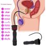 Urethral Stretching Training Vibrator, Silicone Dilator - Male Soft Urethra Vibrator, Level 10 Vibration, Silicone, Urinary Tract Toys