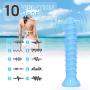 G Spot Vibrator for Vagina Stimulation, Ultra Soft Bendable Rechargeable Dildo Vibrator with 10 Vibration Patterns-Adult Sex Toys for Women and Couple
