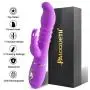 Thrusting Rabbit Vibrator with 3 Powerful Thrusting Actions 7 Vibration Modes for G Spot Clitoris Stimulation, PALOQUETH Waterproof Dildo Bunny Vibrator Personal Sex Toy for Women, Rechargeable Purple Thrusting Rabbit Vibrator with 3 Powerful Thrusting Actions 7 Vibration Modes for G Spot Clitoris Stimulation, PALOQUETH Waterproof Dildo Bunny Vibrator Personal Sex Toy for Women, Rechargeable Purple