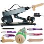Fredorch Automatic Massager Female Masturbator Sex Machine with realistic dildo Sex Toys for Man (A2)