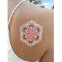 Metallic Temporary Tattoos for Women Teens Girls - 8 Sheets Gold Silver Temporary Tattoos Glitter Shimmer Designs Jewelry Tattoos - 100+ Color Flash Fake Waterproof Tattoo Stickers (Caicos)