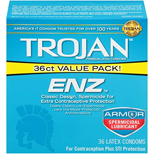 Trojan ENZ Condom ENZ Spermicidal