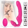 Strapless Strapon Pê-NIS Ví-bratór for Women 9 Speeds Silicone G Spot Cl-ǐtoris Double Vibrating Sexxx Toys for Woman, Tshirt