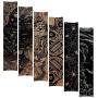 Pinkiou Temporary Tattoo Fake Arm Sleeves Outdoor Sun Protective Cover Body Art Arm Accessories 6 pcs Tattoo Sleeves (T)