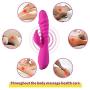 Aiwo-zdb Excited Experience 7 Speeds of Vibration Modes Body Massager, Dual Motor Thrusting & Rotating USB Rechargeable Massager, Intelligent Heating, Whisper Quiet & Waterproof (Pink) Tshirt Perfect