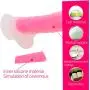 Silicone Dildo 8.5inches with Suction Cup Realistic Cock Penis Double Layered Dong