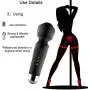 Massager mini Massager Handheld Electric Bullet Body Neck Face Foot Massage therapy tool Portable Waterproof 20 frequency 8X Multi-Speed (Black) Massager mini Massager Handheld Electric Bullet Body Neck Face Foot Massage therapy tool Portable Waterproof 20 frequency 8X Multi-Speed (Black)