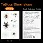 Konsait 73PCS Glow in the Dark Halloween Tattoos Kids, Luminous Tattoos, Halloween Spider Themed Sticker for Children Girls Boys for Halloween Party FavorsTrick or Treat Gift,Birthday Party Bag Filler Konsait 73PCS Glow in the Dark Halloween Tattoos Kids, Luminous Tattoos, Halloween Spider Themed Sticker for Children Girls Boys for Halloween Party FavorsTrick or Treat Gift,Birthday Party Bag Filler
